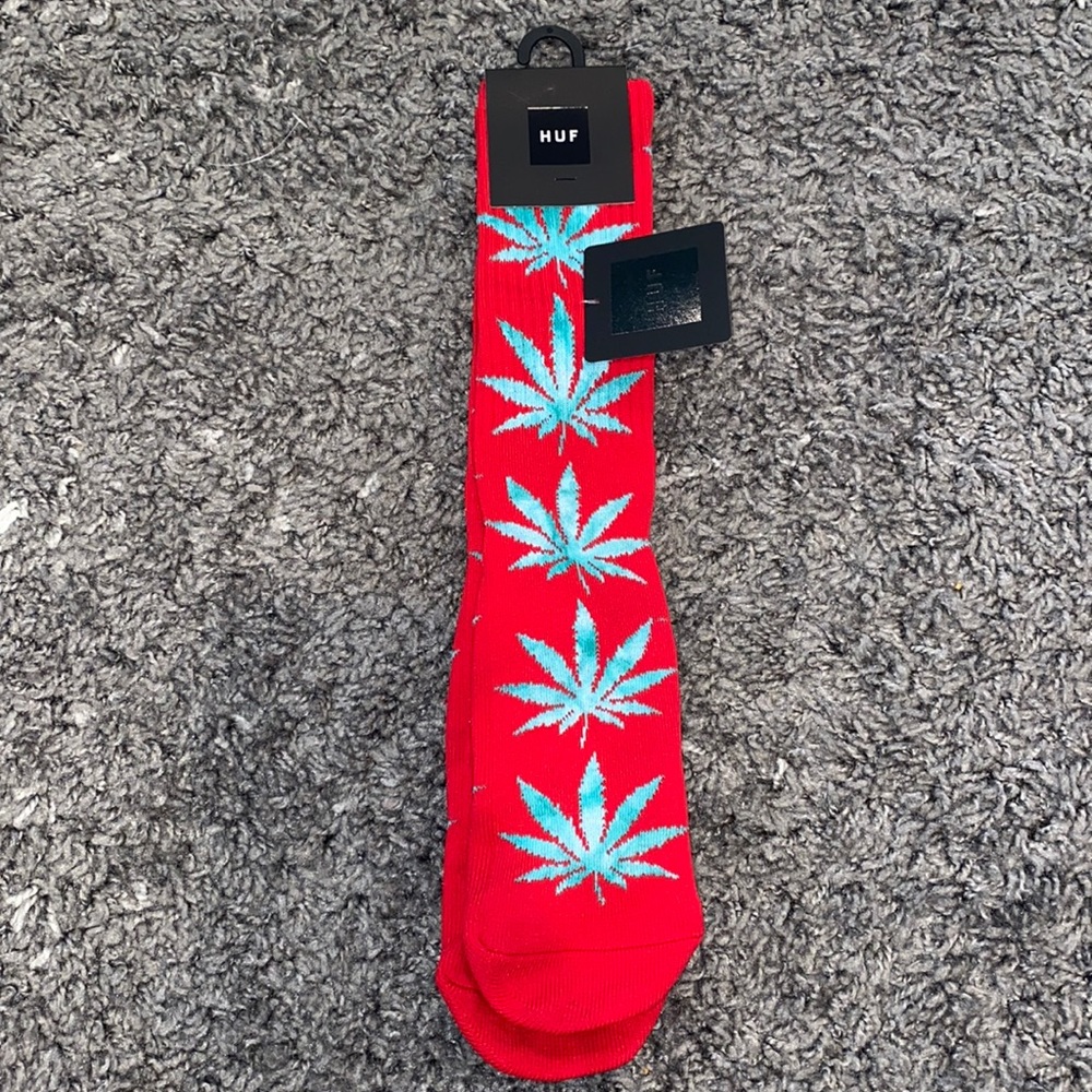 Huf tiedye leaves plantlife socks